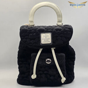 Loungefly Disney The Nightmare Before Christmas Quilted Bat Mini Backpack New